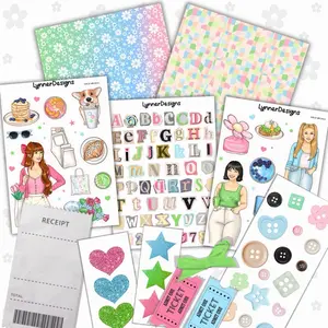 Junk Journal Kit | Girls Brunch | Decorative Junk Journaling Decor | Scrap Pack | Scrapbooking | DIY | Ephemera Kit | Junk Journal Supplies