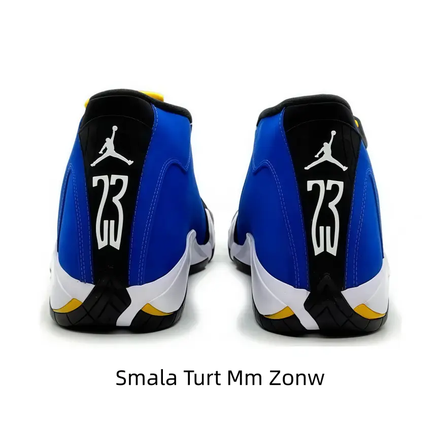Men Women Royal Blue Low-Top Retro Basketball Sneakers Black Toe Cap White Sculpted Midsole Metallic Side Badge Bright Colorblock Sporty Street Athleisure Footwear