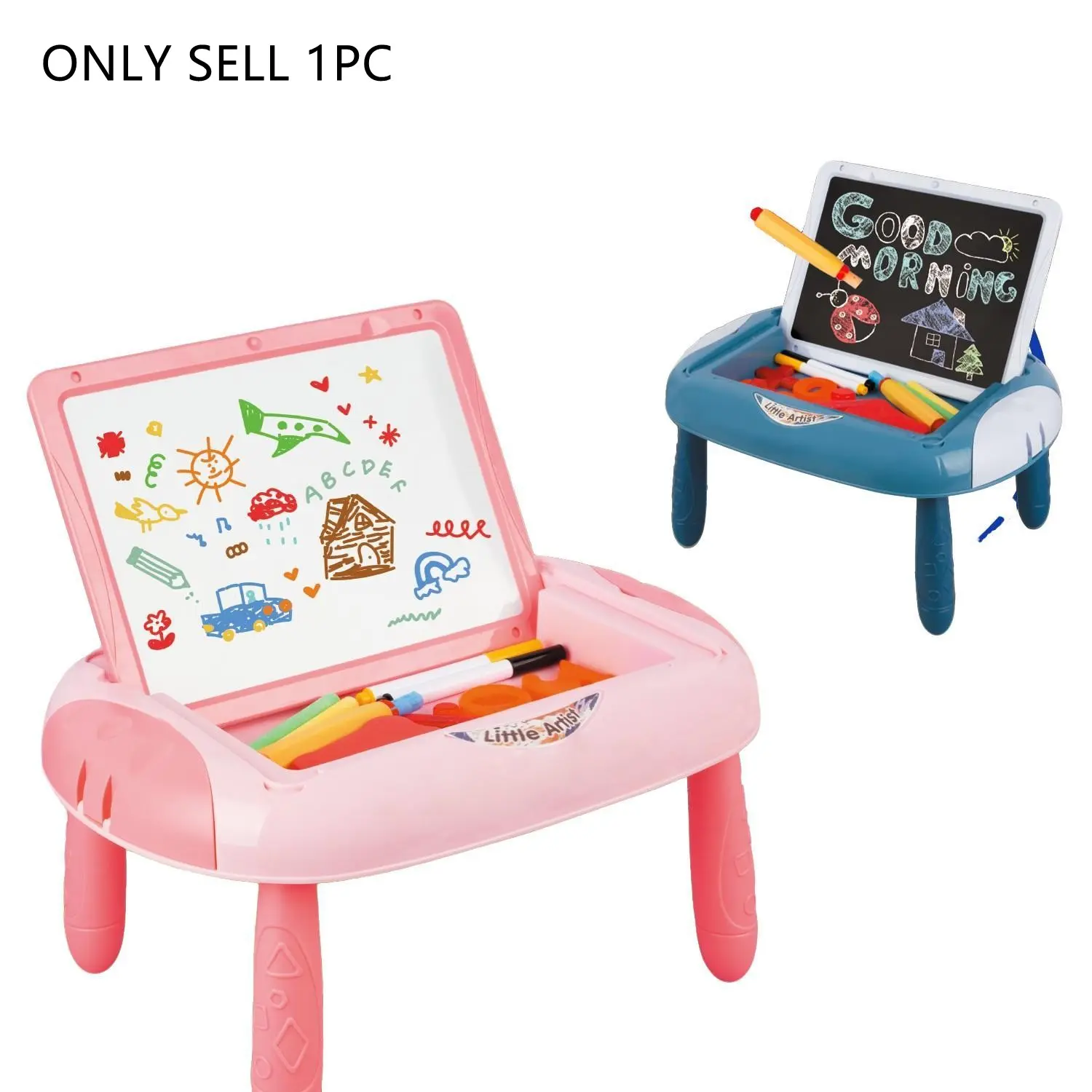 Double-Sided Magnetic Drawing Board, Doodle Board, Detachable Painting Table, Includes Magnetic Numbers, Markers, Chalk, Erasable Scribble, Learning Tool, Learning Activities, Creative Play, Kids Gift, Double Sided Easel, Chalkboard Design, Art Marker Pen