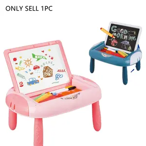 Double-Sided Magnetic Drawing Board, Detachable Painting Table, Includes Magnetic Numbers, Markers, Chalk, Erasable, Learning Activities, Creative Play, Kids Gift, Double Sided Easel
