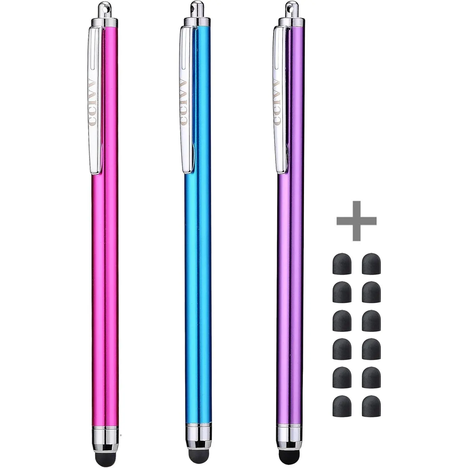 Stylus Pens for Touch Screens iPad  Kindle Fire (/Purple/Aqua Blue)