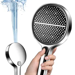 Multi-Mode Ultimate High-Pressure Handheld Shower Set with 3-Speed Turbo Boost & 5-Foot Stainless Steel Hose for Powerful Cleaning & Spa-Like Comfort