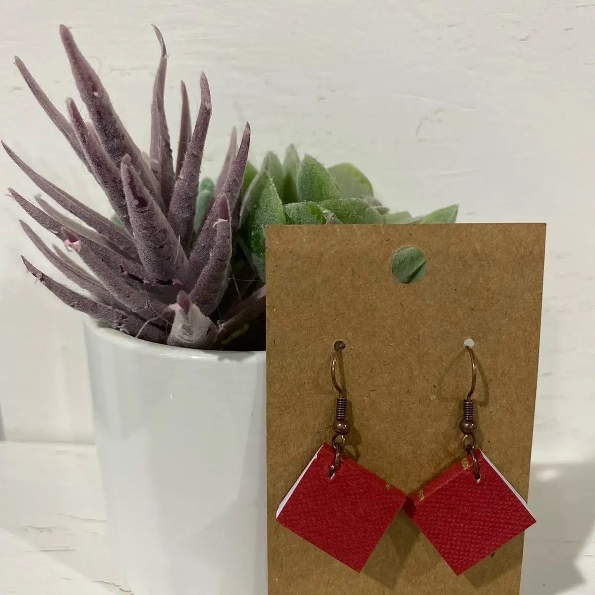 Mini Book Earrings