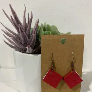 Mini Book Earrings