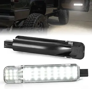 Nilight 2PCS LED Interior Door Panel Light Courtesy Warning Lights White Beam Plug and Play Compatible with Chevy GMC C/K Silverado Sierra 1500 2500 3500 HD Suburban Cadillac Escalade Hummer H2