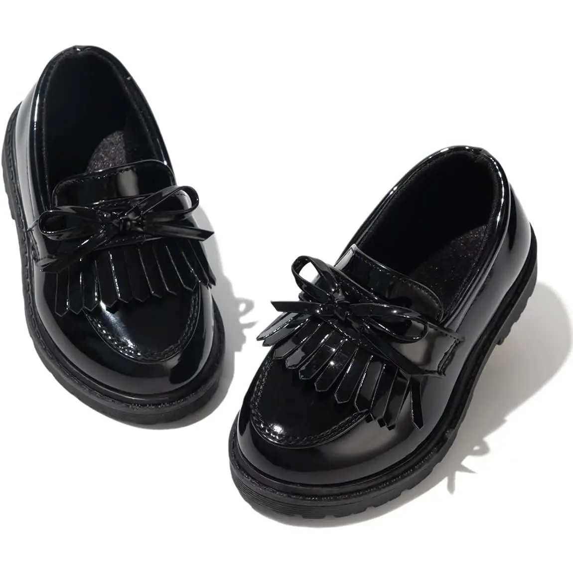 toddler black dress shoes Toddler Girls Black Stylish Design Dress Shoes Toddler 10.5 – JustBeSpecial main image 0