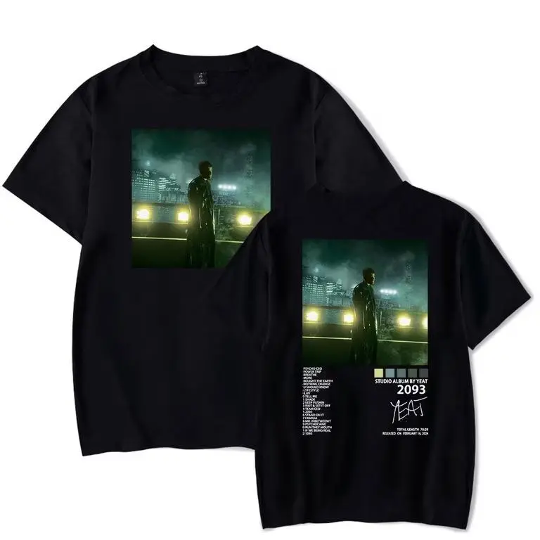 Yeat 2093 Album T-Shirt Merch Summer Shirt For WomenMen Unisex Tshirt Rapper Streetwear