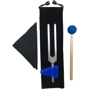 528 Hz Tuning Fork Tools Sound  Chakra Tuning Fork Solfeggio Energy Tuning Fork for DNA Repair  MI528 Hz Love Frequency  Devices for  (Silvery)