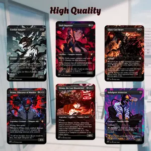 MTG Proxy Commander Deck – Abyssal Demon Hunter – Full 100 Card Deck with Tokens – Sacrifice & Life Drain Strategy – Dark Anime Inspired Art