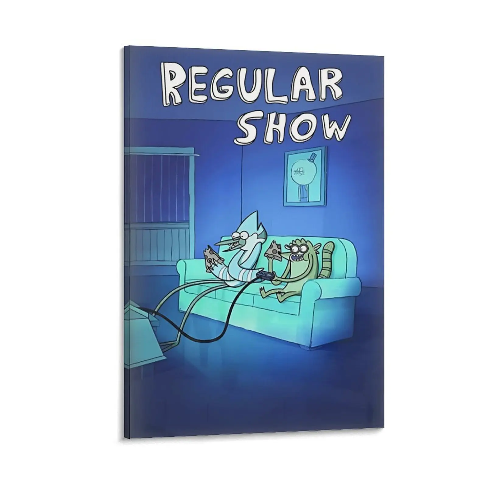 "Regular Show" Poster & Canvas Print, Home Decor for Room Wall, Artistic