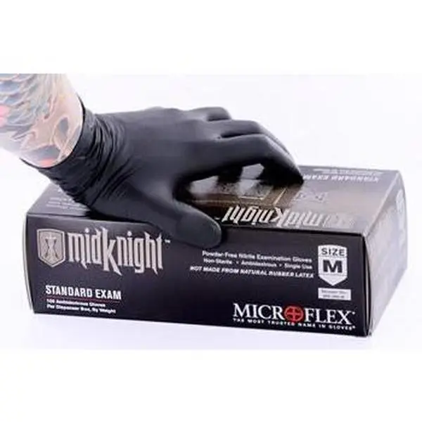Midknight Nitrile Disposable Gloves — Box of 100