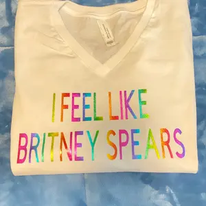 I Feel Like Britney Spears T-Shirt Crew Neck Cotton Cotton Cotton Cotton Cotton Cotton Cotton Cotton Cotton Cotton Cotton
