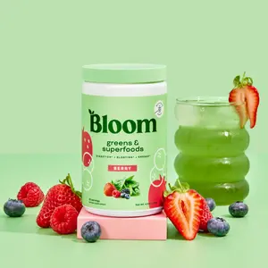 Bloom Nutrition Greens & Superfoods Powder (25 Servings)  -  Digestion, Gut Health, Bloating Relief, Spirulina & Chlorella with Probiotics & Antioxidants