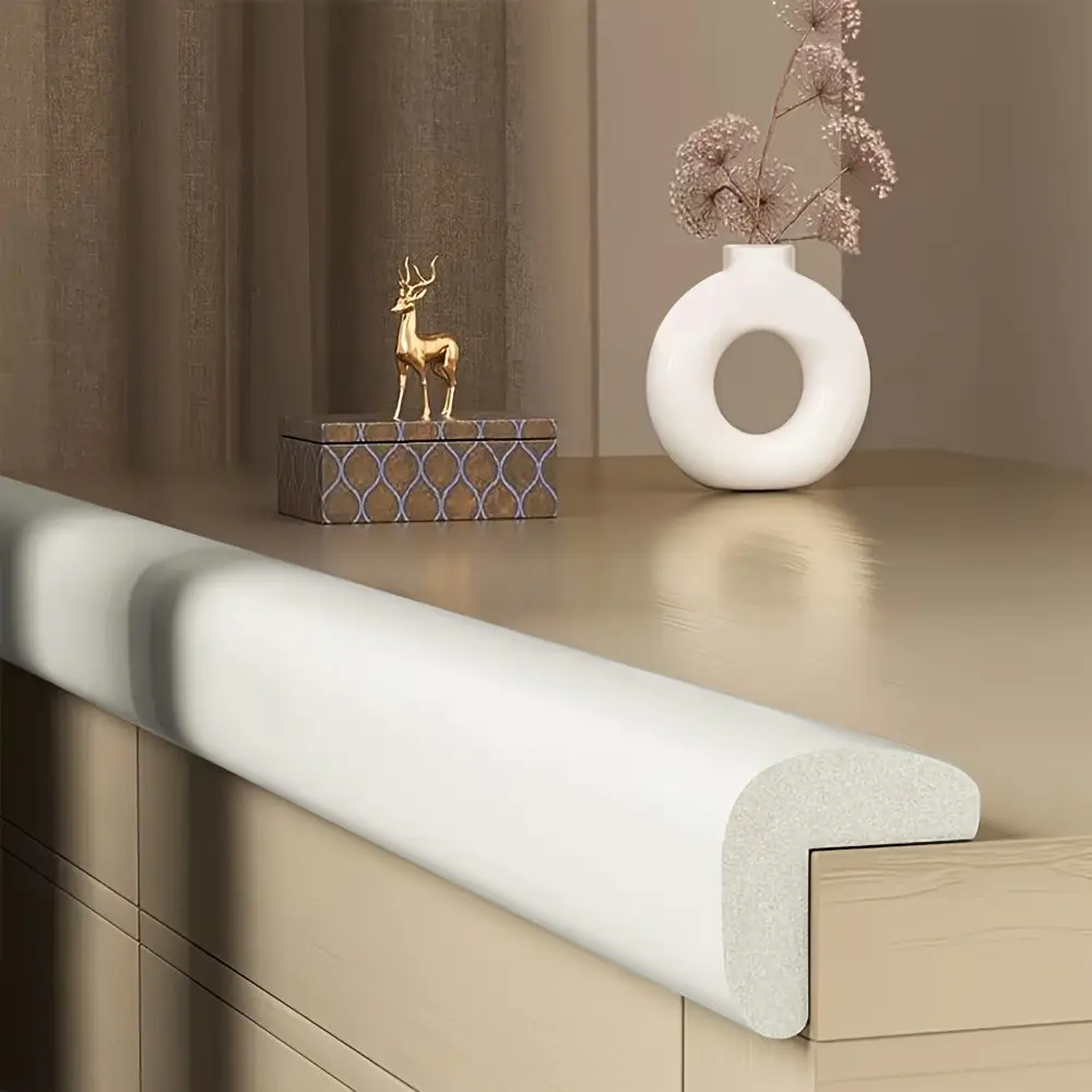 2m Foam Edge Protector Guard 6 Sizes Available Multiple Sizes - Baby Proofing Safety Strip for Furniture - High Density Cushion Bumper for Table Wall Bed Sharp Corners - Soft Non-Toxic Protective Edging Trim - Home Safety Padding 1 Pack