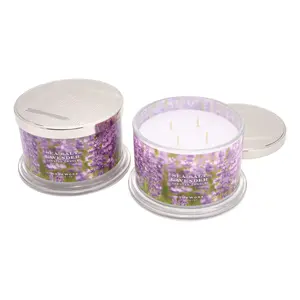 Homeworx by Slatkin + Co. S/2 18oz Sea Salt Lavender Candle Decor Homeworx by Slatkin + Co. S/2 18oz Sea Salt Lavender Candle Decor
