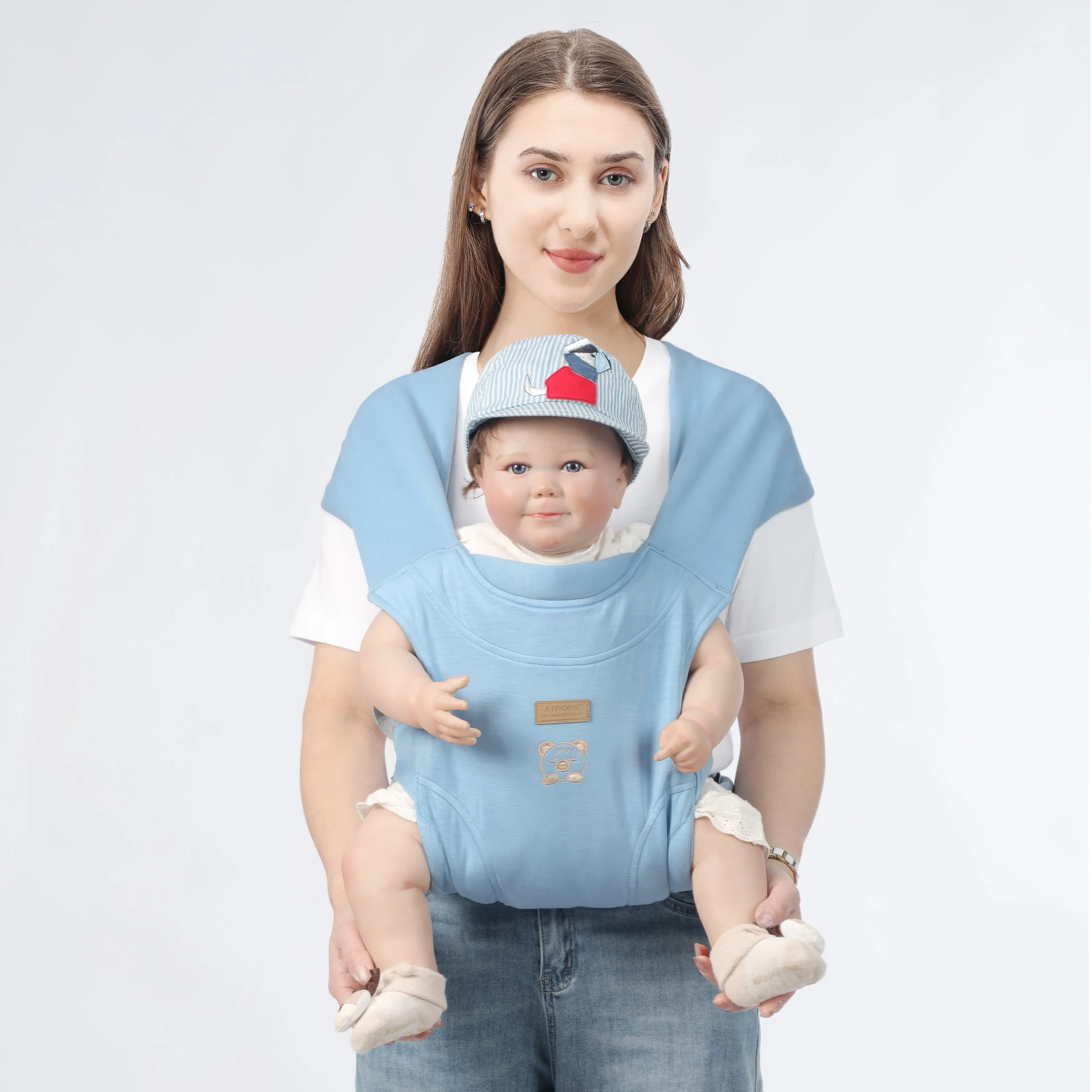Lightweight  Toddler Carrier Hip Seat, Adjustable Waist Belt Baby Sling Carrier, Comfort Back Support Baby Holder for Infant Boys Girls, Easy Wear Baby Backpack Carrier for Daily Walk Trip harness ergonomic