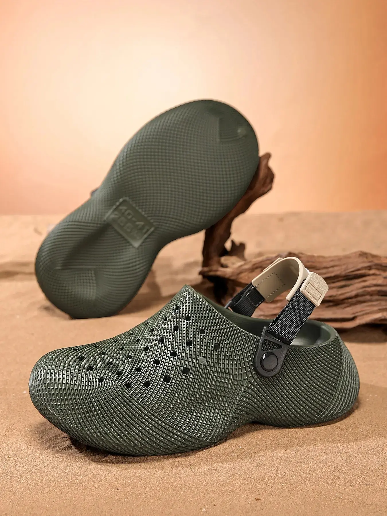 Unisex Eva 3D Printed Wide Fit Adjustable Strap Quick-Dry Sandals Indoor Outdoor Summer 2026