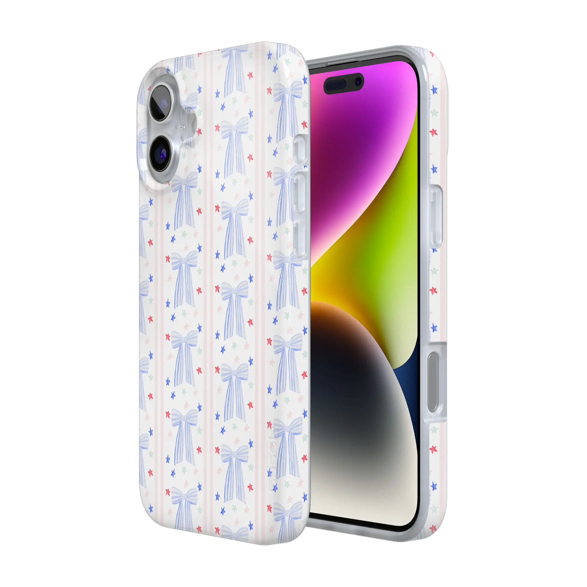 Casely iPhone 16 Case | Summer Bows | Coquette | Compatible with MagSafe | Classic Ultra Thin Design