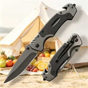 Utility knife, folding pocket knife,Multi-Functional Pocket Tool with Safety Lock, for Camping, Outdoor Activities, Everyday Tasks & Emergency Use