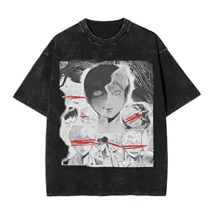 valentine shirts The Summer Hikaru Died Washed T Shirts Streetwear4 Hip Hop Vintage T-Shirts Yoshiki Tees for Men Women Cotton Oversize Printed