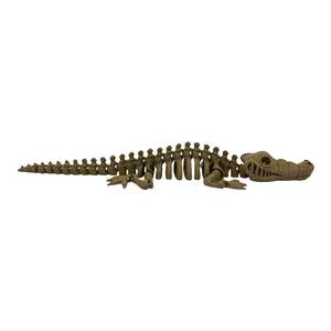 3D Printed Crocodile - Realistic Reptile Figure and Decor