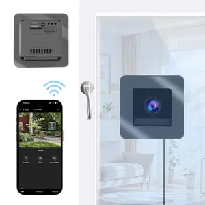 Wireless WiFi Camera, Wall Mounted Window Camera, Indoor & Outdoor Monitor, Mobile Phone Remote Door Camera, Security Camera for Home, Home Security Cameras