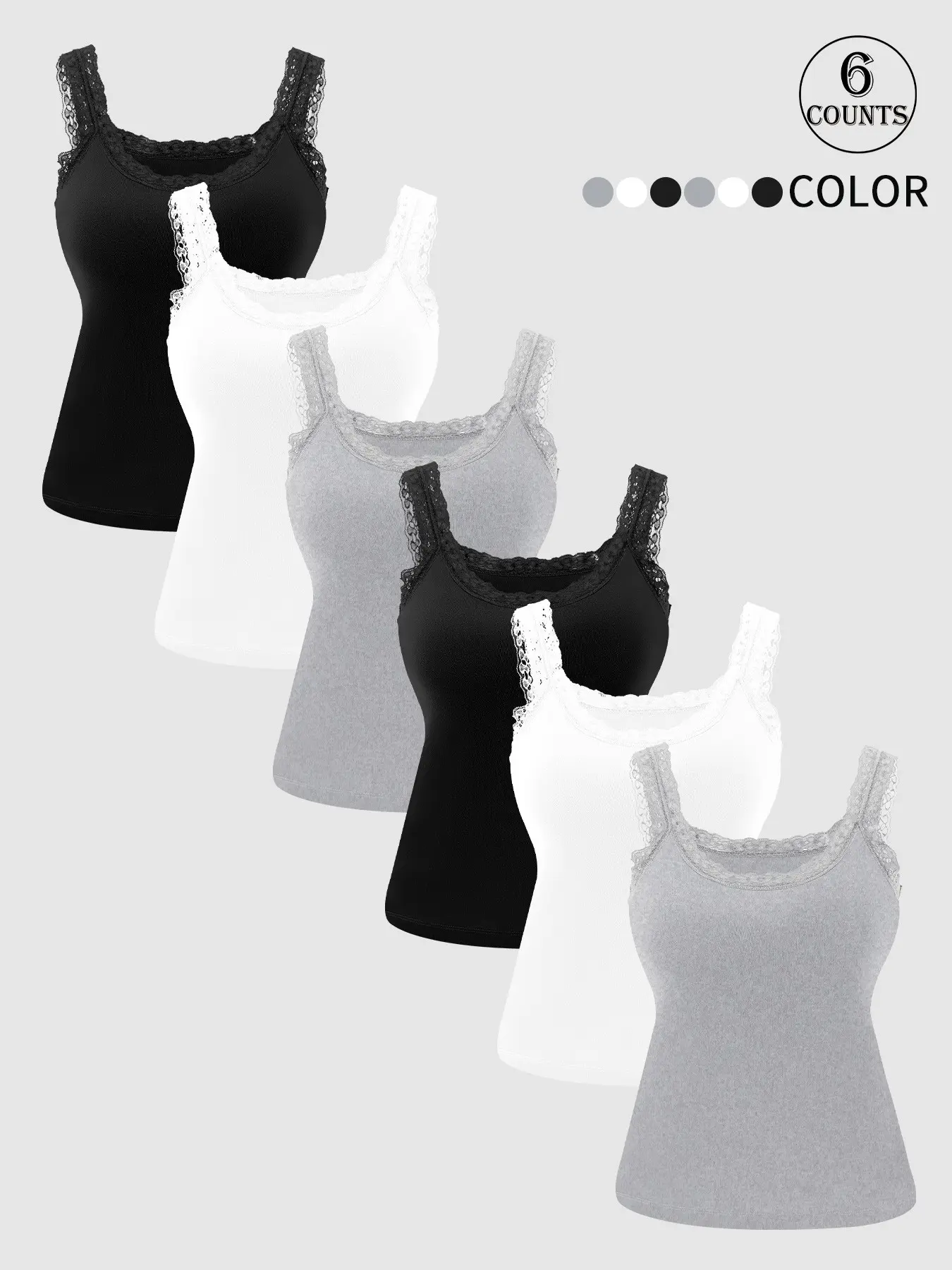 cami top lace trim - TikTok Shop