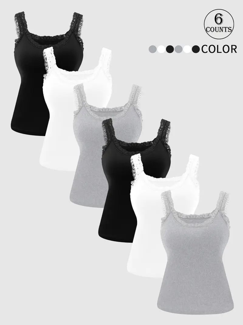cami top lace trim - TikTok Shop