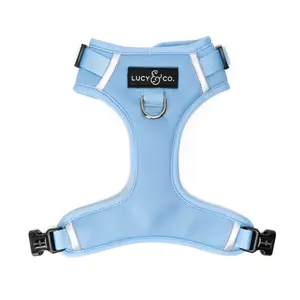 The Denim Blue No-Pull Dog Harness