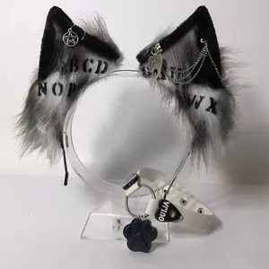 Ouija witch ear headband set necklace Halloween cosplay