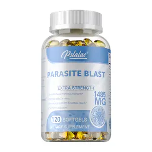 Pslalae 120 softgels, a dietary supplement, helps expel parasites and support gut health. Contains ingredients such as cranberry and garlic extract.