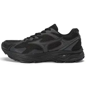 Mizuno Racer S Unisex Low-Top Running Shoes in Black Fabric Trending Shoes, House White Official Shoes to Get / Maison Mihara