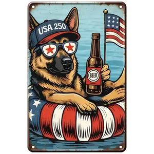 2D Planar Wall Art for Commemorating 250 Years of Liberty Patriotism and Historical Decor from 1776 to 2026