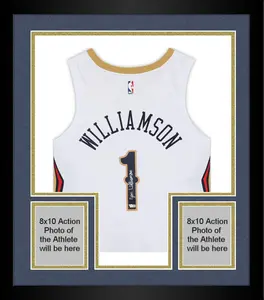 Framed Zion Williamson New Orleans Pelicans Autographed Nike White Swingman Jersey - Fanatics Authentic Certified