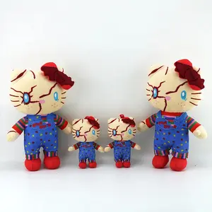 Cute Halloween Creative Plush Toy Clown Resurrection Ghost Baby Chacy Chucky Plush Doll Kids Birthday Gift