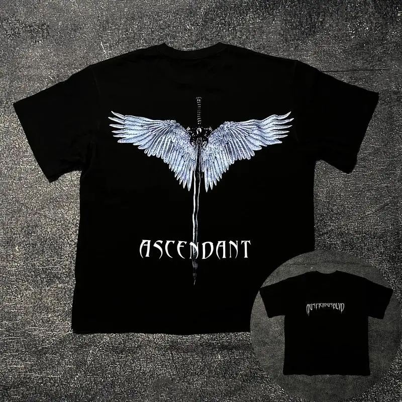 Vintage Swordsman Ascendant 2 Sides T-shirt, Sweatshirt, Hoodie