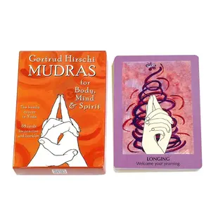 Tarot Deck Mudras For Body Mind And Spirit Fortune Telling Board Game Cards Divination Tools Party Playing Fate Divination Oracle Cards