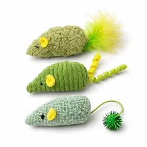 Hoomate Plush Mice 3-Pack Soft Cuddly Gift Cute Stuffies