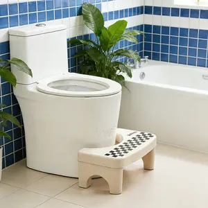 Toilet Foot Stool for Travel,Non-Slip Toilet Stool for Bathroom,6.7 Inch,Poop Toilet Feet Stool for a Adult Squatting Portable Detachable