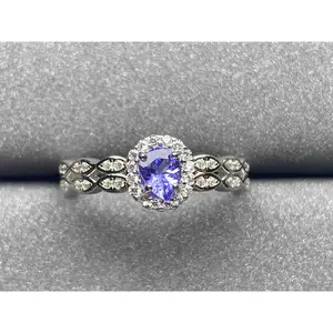 A670 Tanzanite Ring Natural Stone