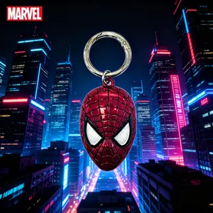 Marvel Alloy Keychain Collection for Fans: Spider-Man, Deadpool, Iron Man, Thor - Cute Avengers Figure Keyring, Backpack Bag Charm, Cool Gifts