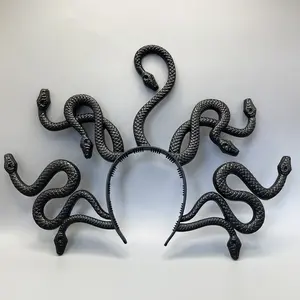 Vintage Style Medusa Snake Headband Halloween Carnival Costume Props Party Gathering Ghost Headpiece