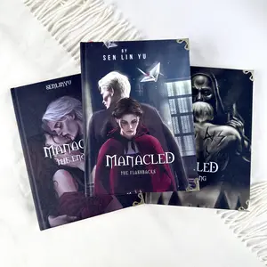 Complete 3-Volume Set Hardcover | Premium Artisan Handbound Fanfic | Luxury Collector's Edition Trilogy with Gold Metal Corners