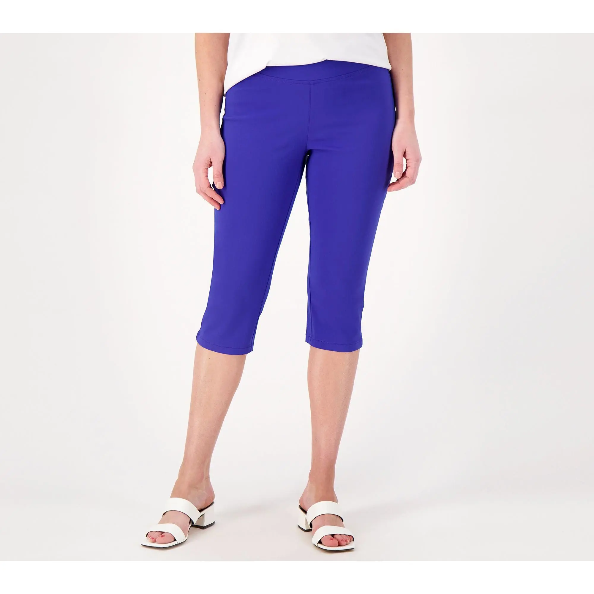 Belle by Kim Gravel Tall Citi Twill Capri Pants