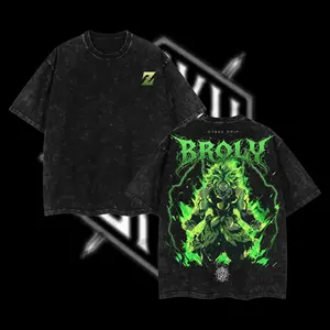 Broly T-Shirt Oversized Vintage Anime Tee | Unisex Streetwear Cotton Top Inspired | Classic Japanese Anime Graphic Shirt for Fans and Collectors
