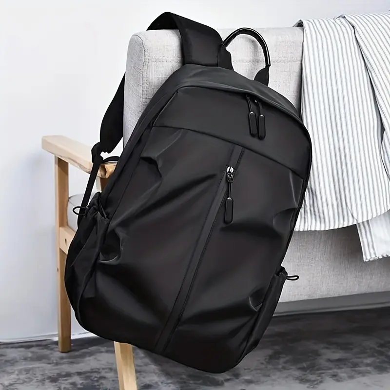 Men's Backpack - Christmas and New Year Season Fashion Backpack, Thoughtful Gift Recommendation, Layered Storage Neat and Organized, Lightweight and Practical Suitable for Commuting and Various Occasions [Zipper Direction Random] crossbody fanny