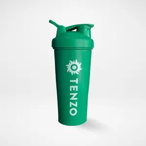 Tenzo Eco-Friendly Shaker Bottle 20-ounce Reusable Plastic Tumbler with Agitator for Matcha Mixing Portable Drinkware Dishwasher Safe Traditional Cup