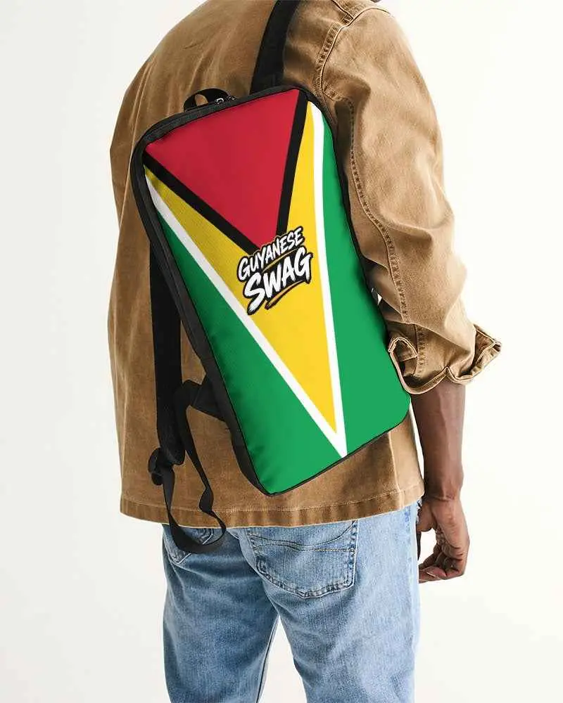 Guyana Flag Slim Tech Backpack