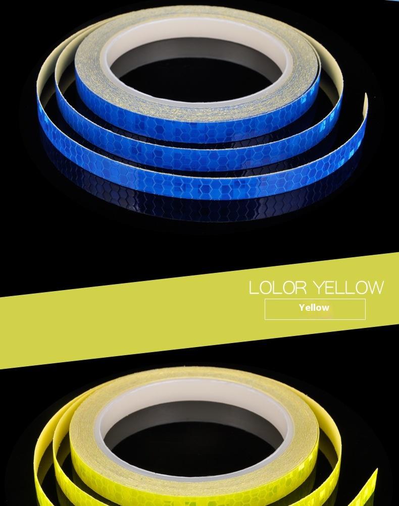 Car and motorcycle bicycle reflective stickers mountain bike luminous stickers dead fly bicycle wheel body sticker