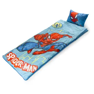 Jay Franco Kids Spiderman 2 Piece Set Indoor Sleeping Bag for School and Sleepovers